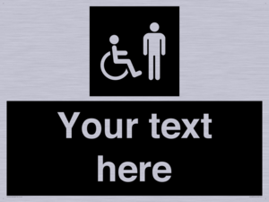 Custom information: black panel disabled and male